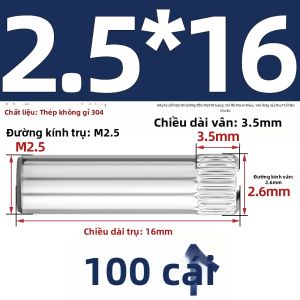 TIANZHUOJINSHU | Chốt Cuộn Inox 304 M1.5-M6