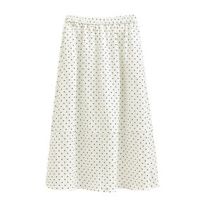 PIAOYA | High Waisted Slimming Vintage A-Line Skirt
