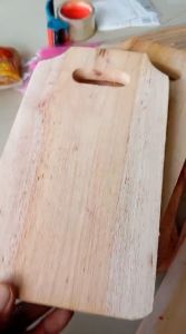 Talenan Kayu Alami & Tahan Lama Ukuran 28 x 15 x 2 cm