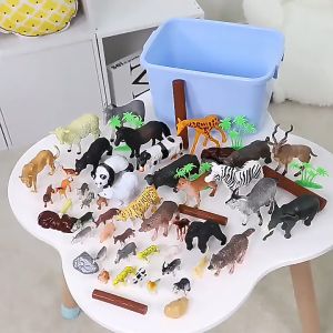 Animal Figurines Toys  Realistic Jumbo Wild Zoo Animals Figurines African Jungle Animal Toys for Toddlers