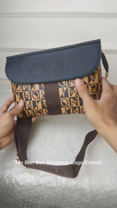 Tas Selempang Wanita Sling Bag Bon Bon Embos Terbaru Premium Korean Style