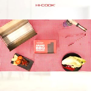 Hi-Cook Arang Briket BBQ Hexagonal Premium Quality 1 Box Berat 16 Kg