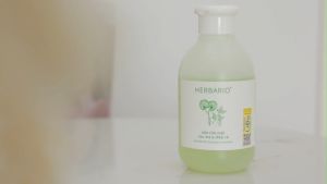 Combo Sữa rửa mặt 200ml + Serum 30ml Rau má & Diếp cá Herbario sạch bụi bẩn giảm dầu mụn