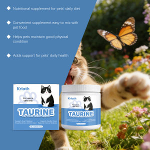 Cat Taurine Powder Supports Heart Muscle Eye Health Natural Nutrition For Kitten Adult Cats Essential Amino Acid Supplement 200g