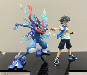 Takara Tomy | 10cm Pokemon Anime Figure Battle Greninja Action Figure Cartoon Collection Pvc Model Desktop Statue Ornament Doll Toy Birthday