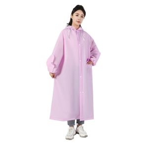 New Electric Long One-Piece Raincoat Full Body Adult Outerwear Waterproof Riding Single Person Rain Poncho Womens Jacket