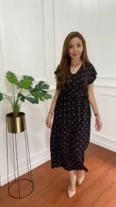Daster kimono panjang rayon kimono daster kekinian busui friendly rayon