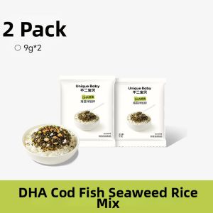 BUERBAOBAI | Natural Baby Snacks Cod Seaweed Rice Topping