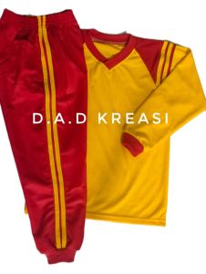 KAOS STELAN OLAHRAGA SEKOLAH TK PAUD RA POLOS BISA SATUAN TERBARU