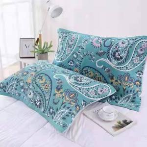 Khăn Phủ Gối Cotton Vải Xô Tám Lớp Đóng Gói Một Chiếc Một Người Cotton Người Lớn Ngoại Cỡ Dày Dặn Học Sinh Gia Dụng Ca Rô Thấm Mồ Hôi