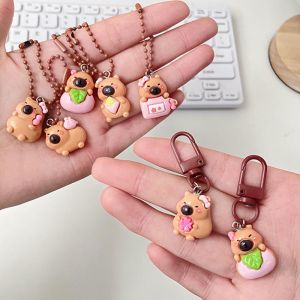 พวงกุญแจรูปสัตว์น่ารักจี้พวงกุญแจนักเรียนพวงกุญแจเคป๊อบห้อยกระเป๋านักเรียนการ์ตูน