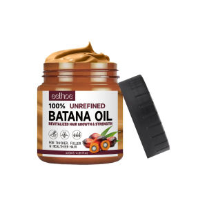 Eelhoe 100% Unrefined Batana Oil Nourish Treatment Hair Growth Reduce Hair Loss Moisturizing Smoothing Repairing Strengthens Roots Thicker Fuller Hair Care 120ml