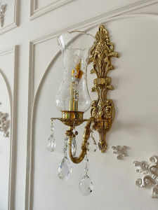 MIYUN | Vintage Art Deco Brass Wall Sconce