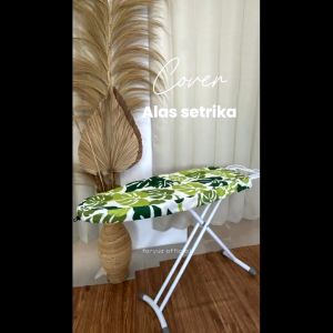 PLAIN SERIES Sarung Meja Setrika Isi Busa 1cm Cover Kain Pelapis Alas Gosok Stora Krisbow