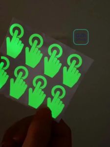 Luminous Marking Stickers 8PCS for Switch Indicator Button Step Location Motorcycle Use at Night