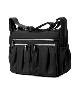 Fashionable Large Capacity Nylon Crossbody Bag for Women Casual Stylish Shoulder Bag with Multiple Layers Easy to Carry
