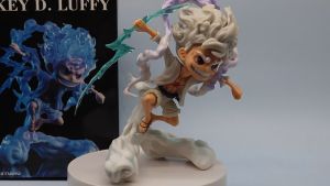 16Cm One Piece Nika Luffy Hand-held Sun God Fifth Gear Nika Luffy Fruit Awakening Animation figure Model Ornaments Automobile ornaments gift collection