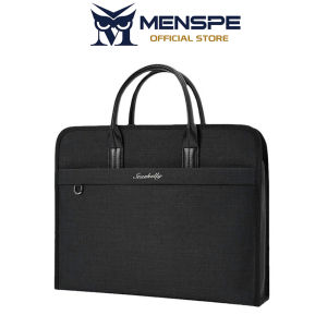 MENSPE Business Laptop Bag Fashion Shoulder Bag Portable Cross Body Bag Waterproof Messenger Bag Large Capacity Handbag Bag Lightweight Casual Bag Leisure Street Bag Suitable For 14-inches Laptops