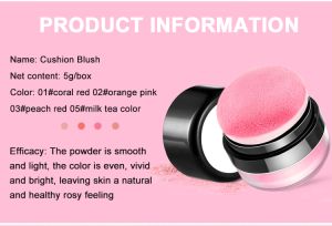 Fomix Blush Highlighter Contour Matte Soft Mist Mushroom Head Air Cushion Rouge Powder Blush Cream