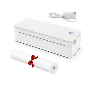 Máy In Nhiệt A4 203dpi Có Khay Đựng Giấy Cho Bài Thi Văn Phòng Di Động Mẫu Hình Xăm Kết Nối Bluetooth/USB