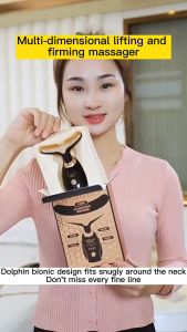 Máy massage nâng cơ mặt điện di chống lão hóa máy mát xa cổ vai gáy dùng pin chất liệu ABS