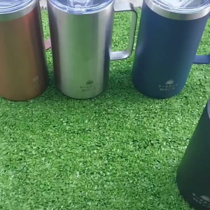 Cốc giữ nhiệt Inox 304 cao cấp dung tích 710ml giữ nóng/lạnh hiệu quả có nắp đậy tiện lợi an toàn cho sức khỏe trọng lượng 388g.