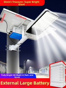 LANSHI | Solar Super Bright High Power External Battery Outdoor Street Light