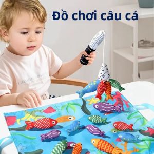 Đồ Chơi Cá Montessori Cho Trẻ Mới Biết Đi 6-12 Tháng Tuổi Cốc Xếp Chồng Cảm Giác Trò Chơi Phân Loại Màu Sắc Trò Chơi Câu Cá Quà Tặng Giáo Dục Cho Bé