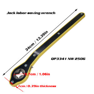 Car Labor-saving Jack Ratchet Wrench Scissor Jack Garage Tire Wheel Lug Wrench Handle Labor-saving Wrench Car Repair Tool