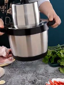 6L/10L Meat Grinder Food Processor Electric 5 Blades Heavy Duty Multi-Function Grinder Stirrer