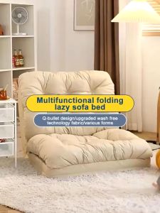 Lazy Sofa Bed Kursi Lipat Sofa Kursi santai Lipat Super Besar Kursi Lantai Tatami Pasar Murah Sofa Bed Sofa Dengan Bahan Microfiber Sofa Modern Off White Dan Grey - Lazada