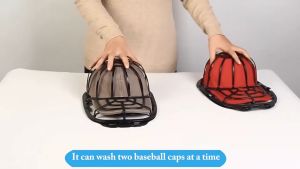 อุปกรณ์ใส่หมวก สำหรับซักเครื่องซักผ้า (MZA001) มีสีขาว/สีเทา/สีดำ - Multifunctional Cap Washer พร้อมส่ง