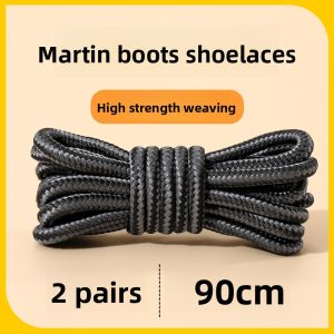 ZHIHAOEN | Yellow Round Cord Laces for Work Boots with Elastic and Anti-Slip