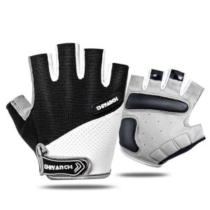NOFOXO Summer Anti-slip Half Finger Weightlifting Gloves Shockproof Outdoor Sports Gym Gloves Equipment Training Breathable