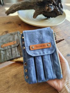 Multifunctional A5 A6 Notebooks Replacement Canvas Inner Bag Core Storage Passport Card Holder Pen Case Office Supplies