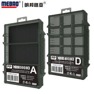 MEBAO MB-B Series，Large Space Multifunction Fishing Accessories Box，Storage Box Fishing Gear，Multi Compartments Fishing Accessories Case，Fishing Tackle Boxes，Single-Sided Side Open Lures Box，Lure Bait Boxes Storage，Fishing Bait Storage Box