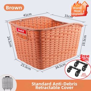 inwild | Rear Basket For Mountain Bike Mountable
