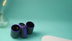 Dual Head Waist Fan Portable Outdoor Working Cooler 3 Speeds Air Conditioner USB Rechargeable for Jobsite Farm Fishing Camping