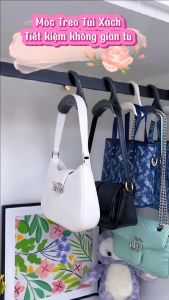 Combo 10 Móc Treo Túi Xách Cà Vạt Khăn Quàng Cổ Living C Dạng Vòm Chống Nhăn