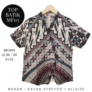 ATASAN BATIK WANITA - BLOUSE BATIK - BAJU KERJA WANITA