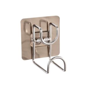 No-Drill Seamless Basin Hook Single Pack Adhesive Wall Mount Storage Organizer for Home Organization by Shiyuan