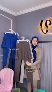 Legging harian rok sporty - celana olahraga gym zumba aerobik senam fitness muslimah velly running pants premium legging celana korset vilates yoga training