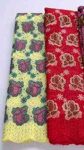 5 Yards African Lace Fabric Cotton Swiss Voile Lace In Switzerland High Quality Nigerian Swiss Lace Fabric For Wedding Dress