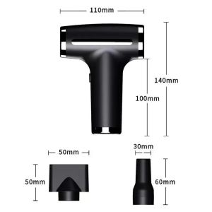 Máy Sấy Tóc Không Dây Đa Chức Năng 4 Trong 1 Máy Thổi Bụi Cầm Tay Có Thể Sạc Lại Bằng USB Với Ion Âm Cho Du Lịch