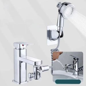 ACEBEST Satu Set Shower Lengkap Hand Shower Pancuran Mandi Wastafel HS-293 + JS-294 + ZJ-250 + G-35