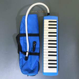 Pianika Yamato Kain Tas Cover Biru 32 Key Murah Alat Musik Tiup Pianika Anak