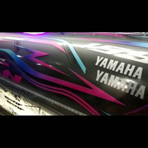 Stiker Striping Vixion Lightning NVL Variasi Medusa - Stiker Striping Transparan Vixion Lightning - SNVL-UV - 420 Design