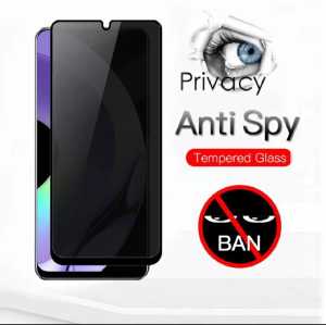 Anti gores privasi Vivo Y75 2022 Tempered glass privacy anti kepo anti intip lis hitam spy