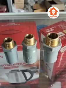 Răng ngoài ren ngoài đồng thau ống nhựa PVC phi 21 21/27 27mm BÌNH MINH