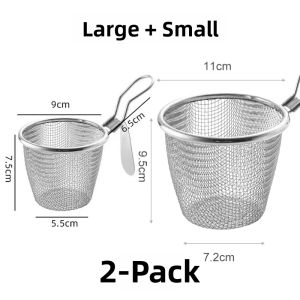 Multifunctional Kitchen Stainless Steel Strainer